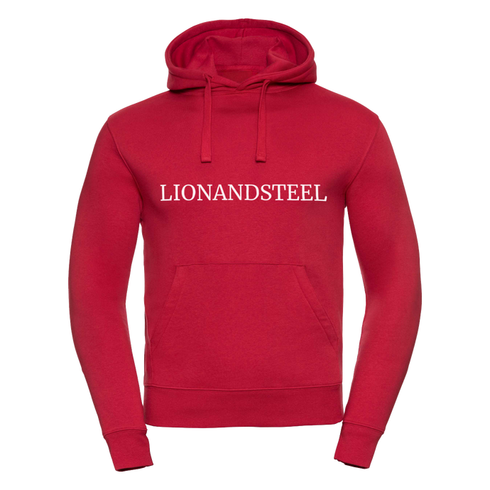 Hoodie Men 'LIONANDSTEEL' Red