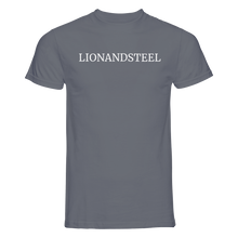 Afbeelding in Gallery-weergave laden, Slim-Fit T-Shirt Men &#39;LIONANDSTEEL&#39; Grey
