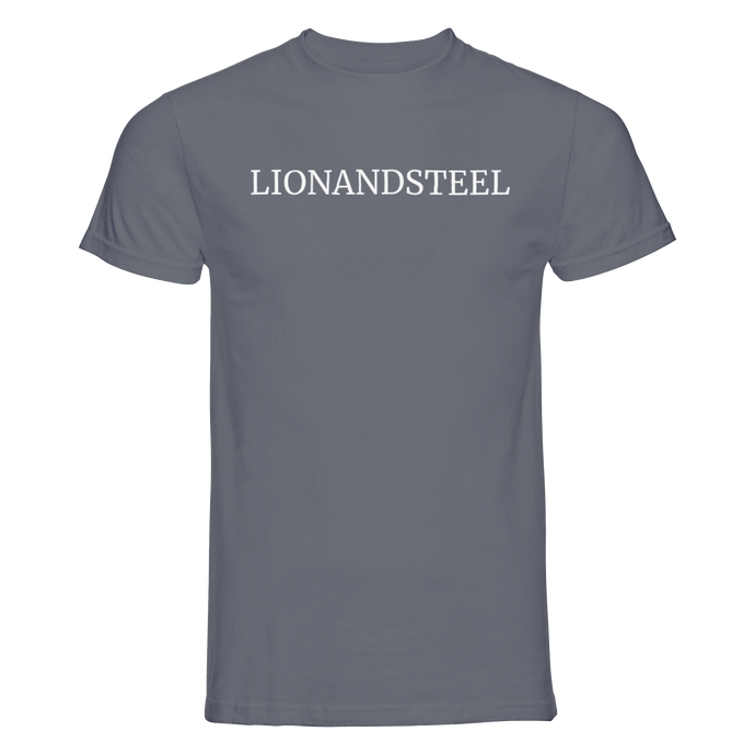 Slim-Fit T-Shirt Men 'LIONANDSTEEL' Grey