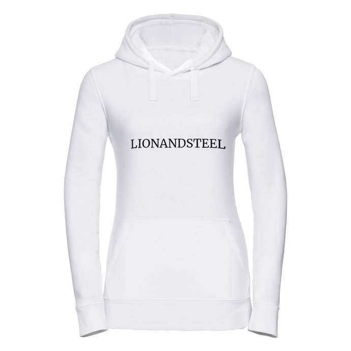 Hoodie Women 'LIONANDSTEEL' White