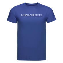 Afbeelding in Gallery-weergave laden, Slim-Fit T-Shirt Men &#39;LIONANDSTEEL&#39; Blue
