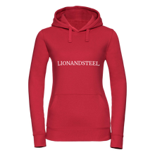 Afbeelding in Gallery-weergave laden, Hoodie Women &#39;LIONANDSTEEL&#39; Red
