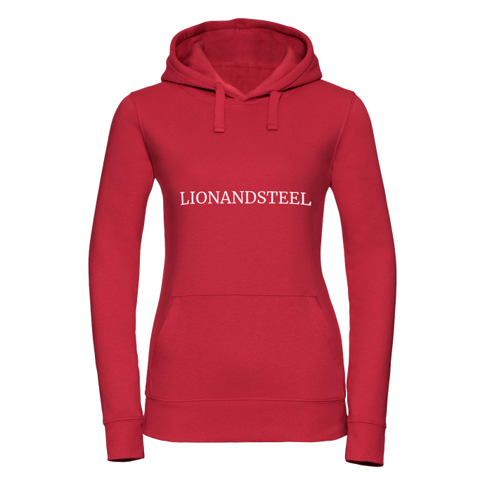 Hoodie Women 'LIONANDSTEEL' Red