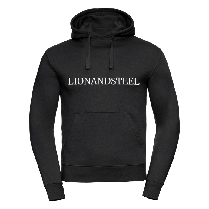 Hoodie Men 'LIONANDSTEEL' Black