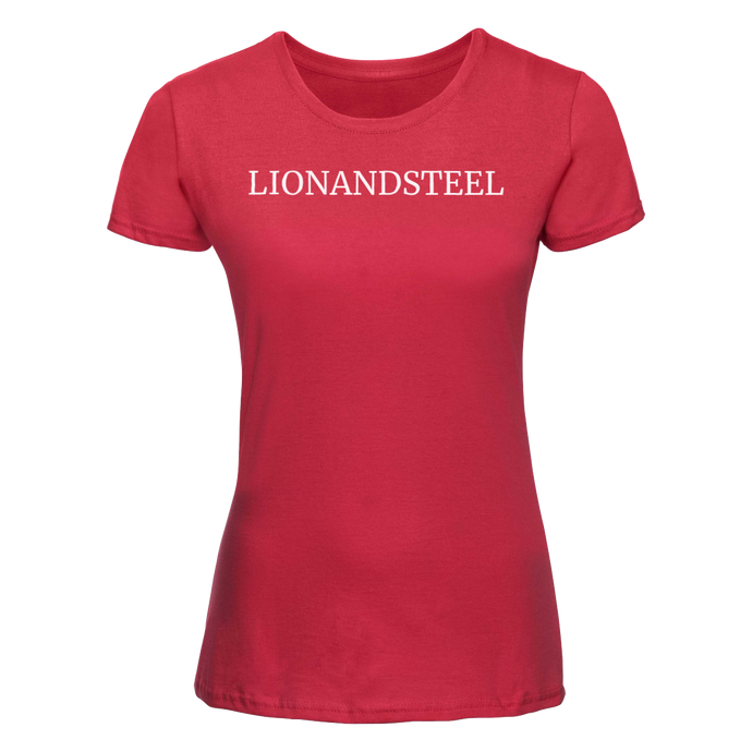 Slim-Fit T-Shirt Women 'LIONANDSTEEL' Red