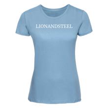 Load image into Gallery viewer, Slim-Fit T-Shirt Women &#39;LIONANDSTEEL&#39; Light Blue
