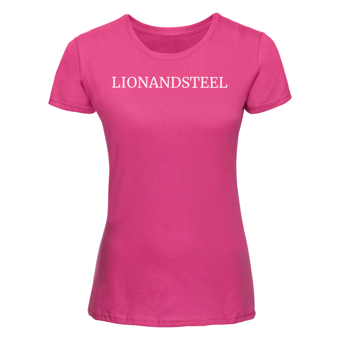 Slim-Fit T-Shirt Women 'LIONANDSTEEL' Pink