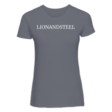 Afbeelding in Gallery-weergave laden, Slim-Fit T-Shirt Women &#39;LIONANDSTEEL&#39; Grey
