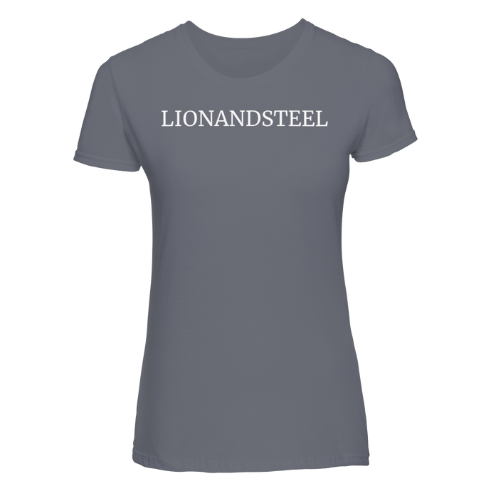 Slim-Fit T-Shirt Women 'LIONANDSTEEL' Grey