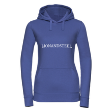 Afbeelding in Gallery-weergave laden, Hoodie Women &#39;LIONANDSTEEL&#39; Blue
