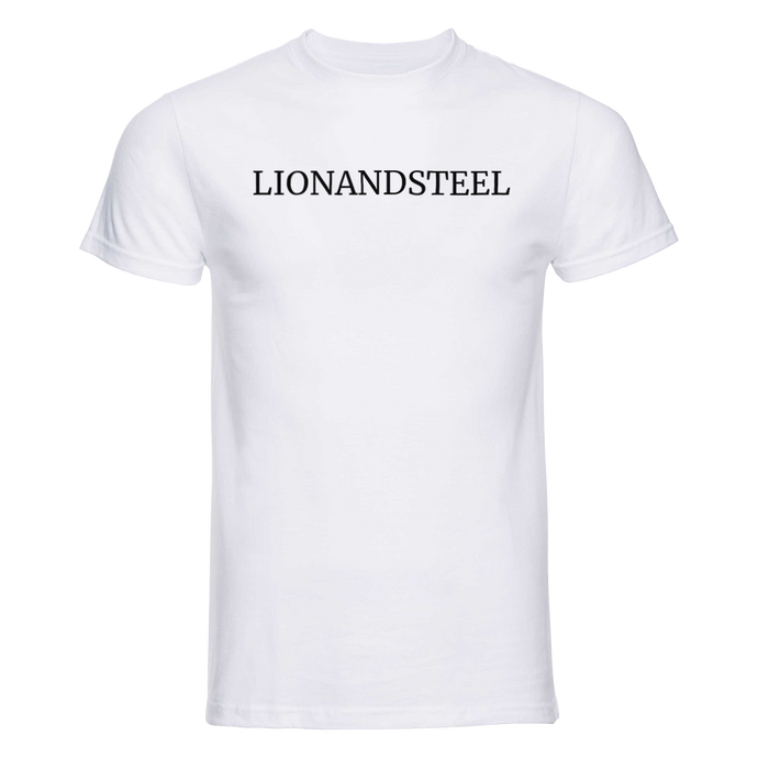 Slim-Fit T-Shirt Men 'LIONANDSTEEL' White