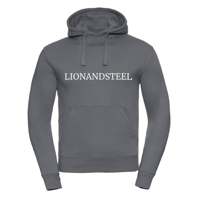 Hoodie Men 'LIONANDSTEEL' Grey