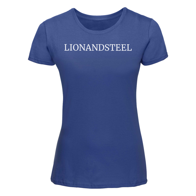 Slim-Fit T-Shirt Women 'LIONANDSTEEL' Blue